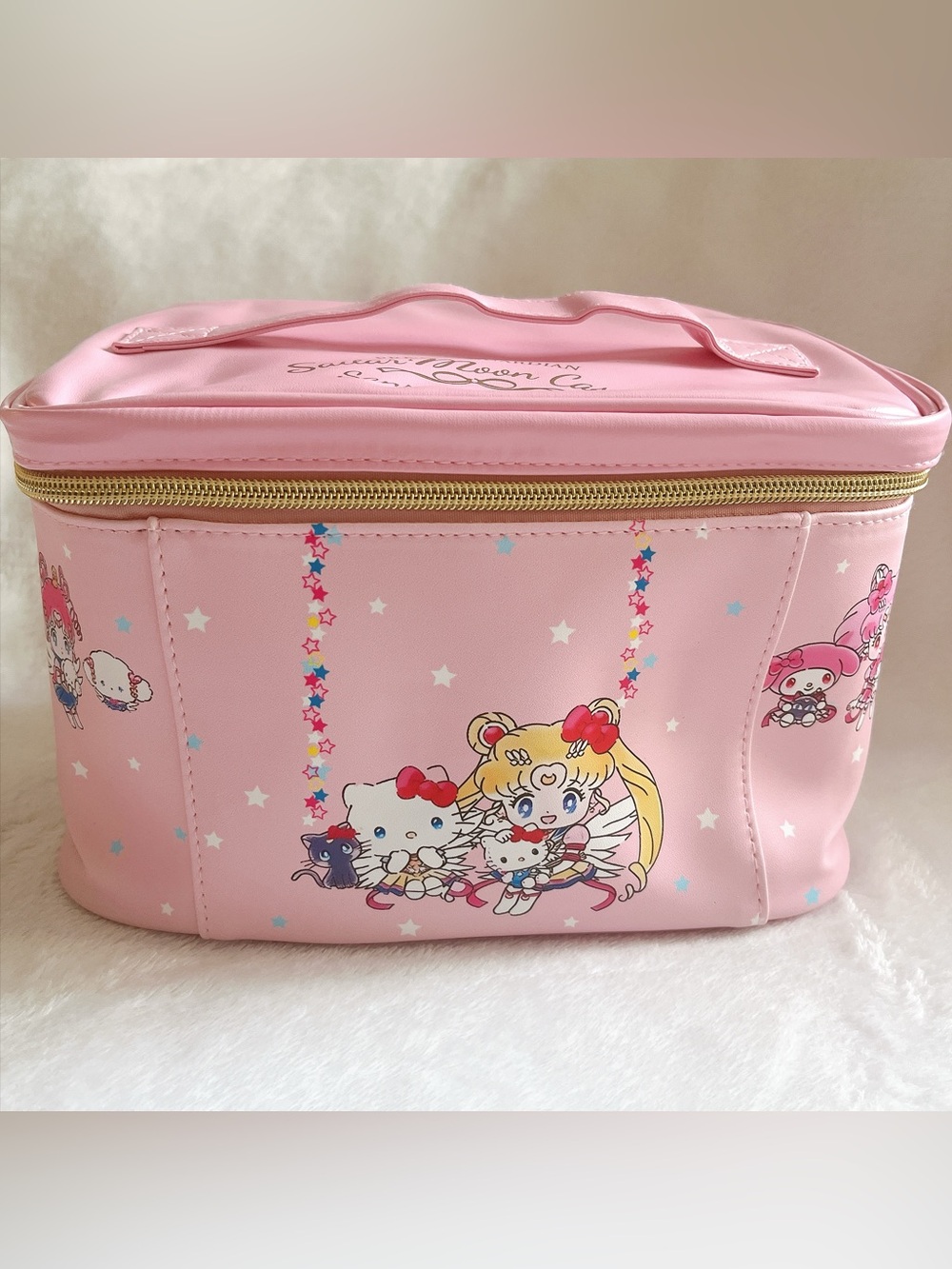 NWOT Sanrio Characters x Sailor Moon SailorMoon Cosmos Large Vanity Makeup Bag